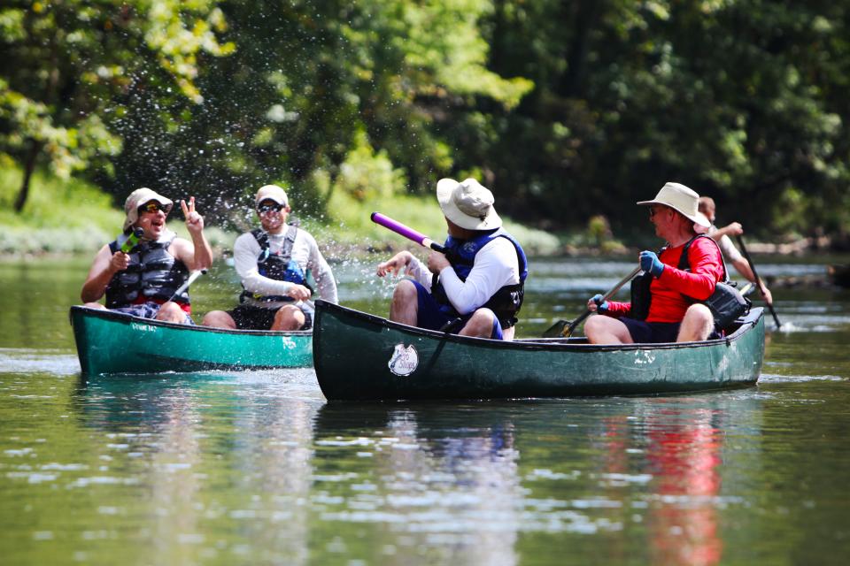 Float for Independence paddled into its 28th year as participants and volunteers took to the Niangua River for almost five miles Sept. 18, 2022.