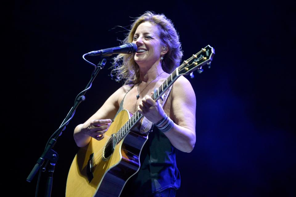 Sarah McLachlan performs on the Zyn Stage during the 2022 Beale Street Music Festival at the Fairgrounds at Liberty Park.