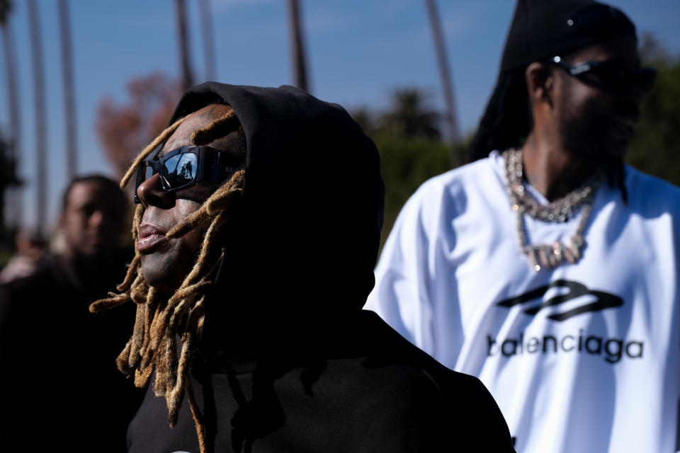 Balenciaga’s first-ever show in Los Angeles was packed with celebrities like Lil Wayne.