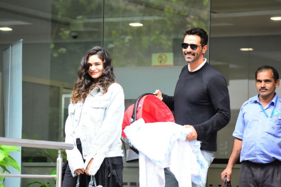 Arjun Rampal and Gabriella Demetriades