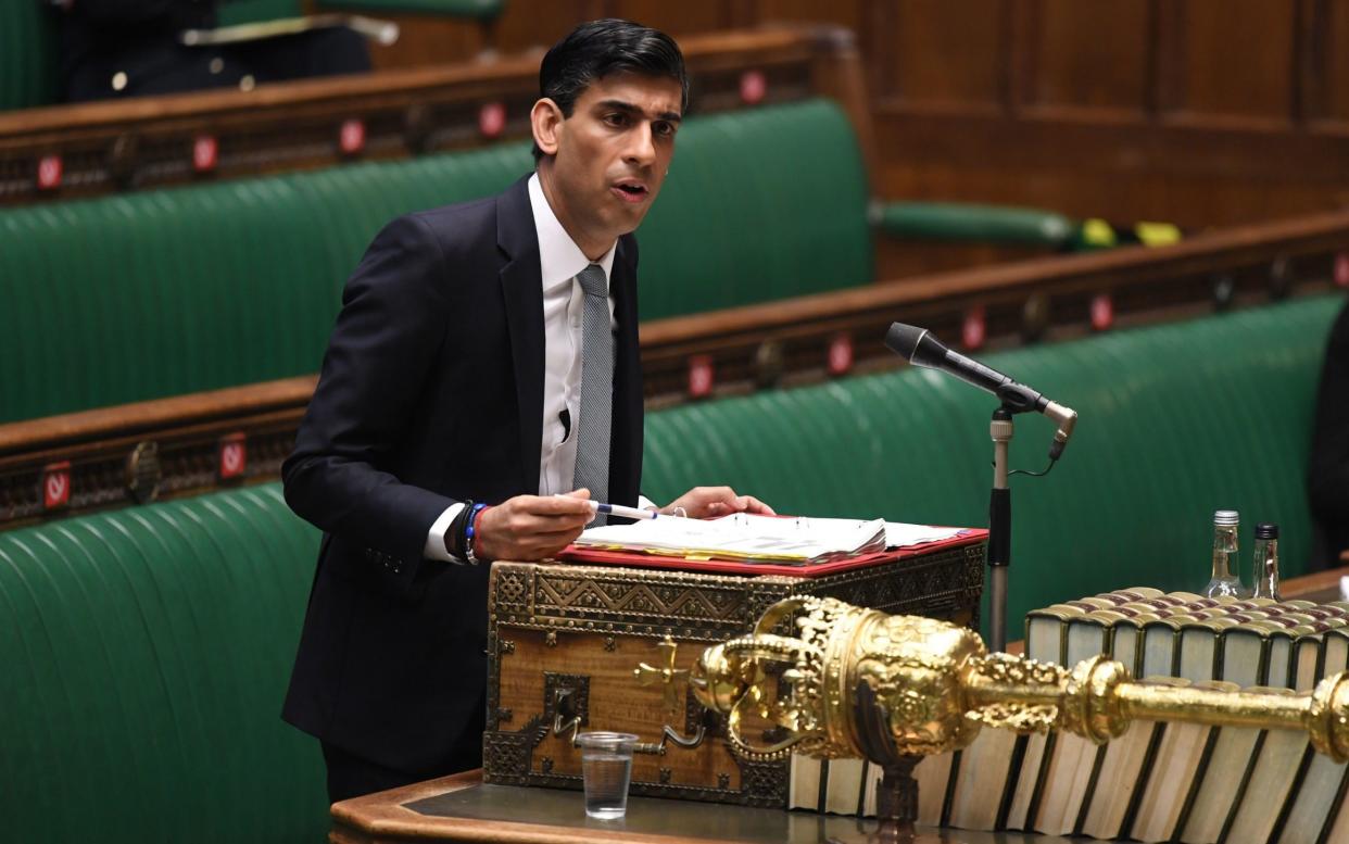Rishi Sunak focused on stimulating an economic recovery in his mini-Budget on Wednesday - PA