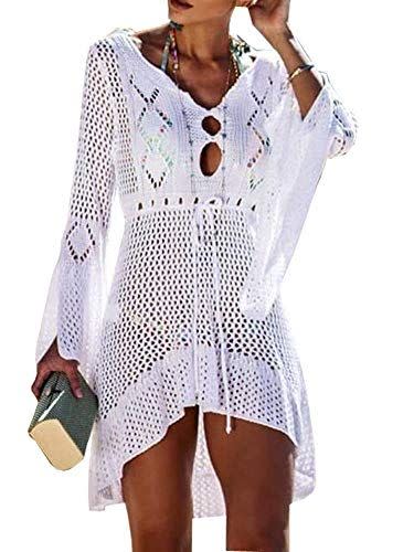 1) Floral Net Cover-Up Dress