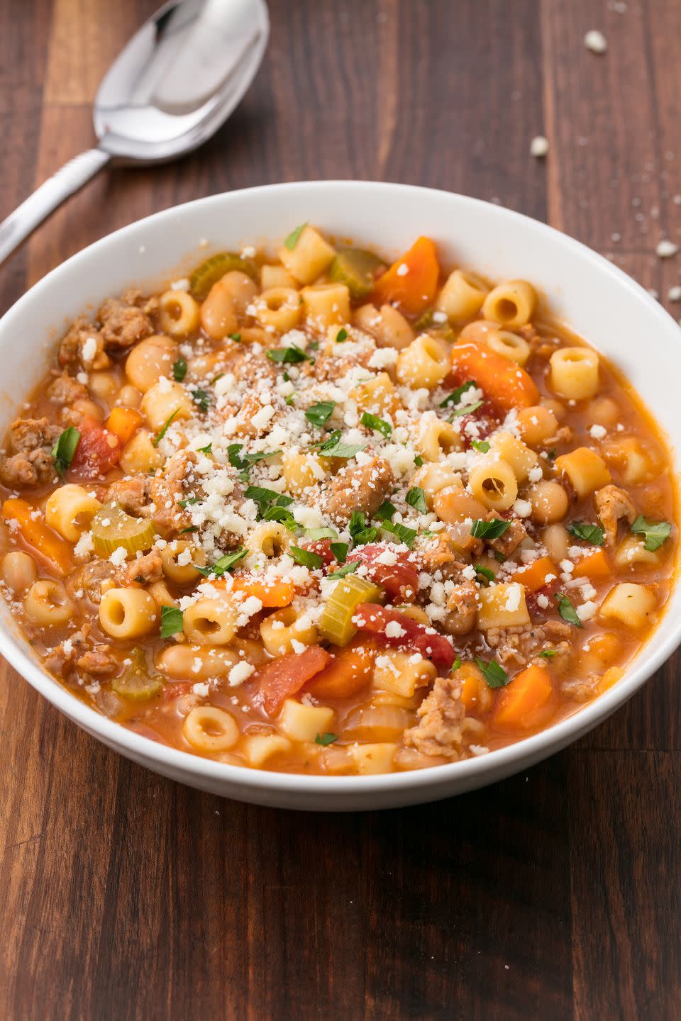 Homemade Pasta Fagioli