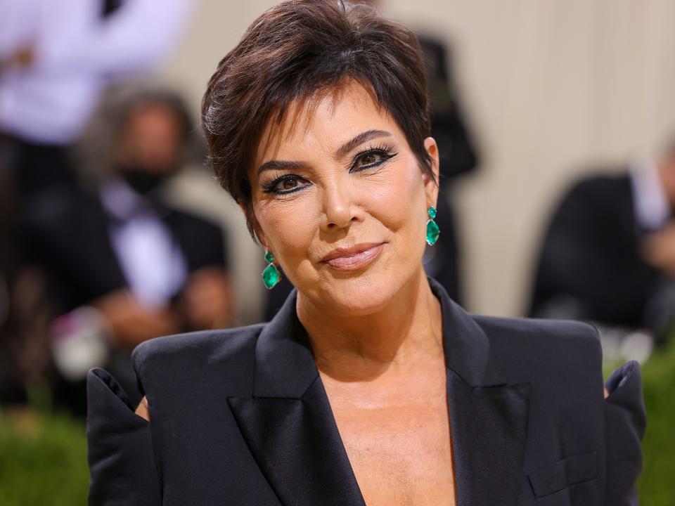 Kris Jenner at the 2021 Met Gala