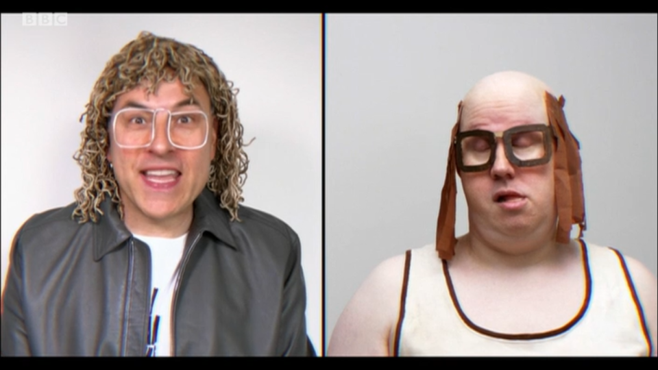 David Walliams and Matt Lucas (BBC)