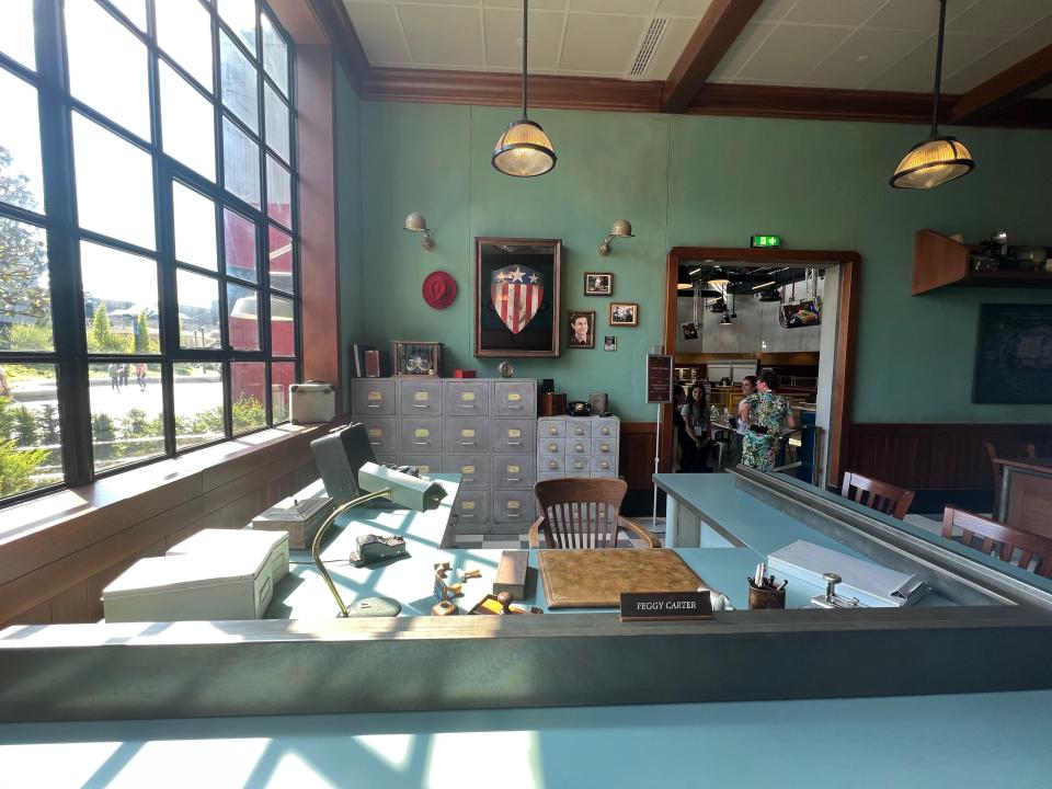 Peggy Carter office in Avengers Campus at Disneyland Paris