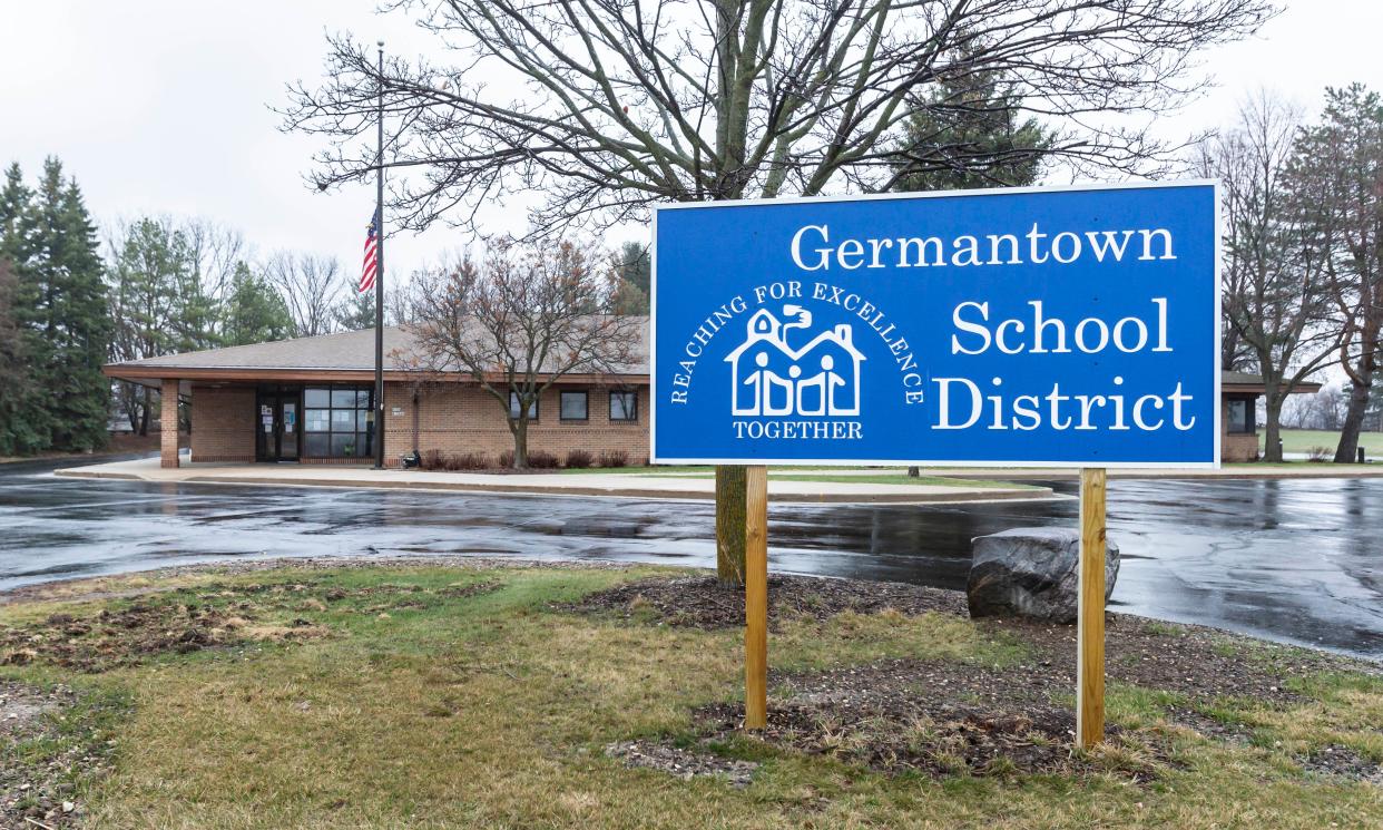 Germantown School District building as seen on Saturday, March 27, 2021.