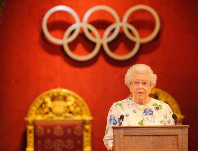 Queen Elizabeth British Olympic Association