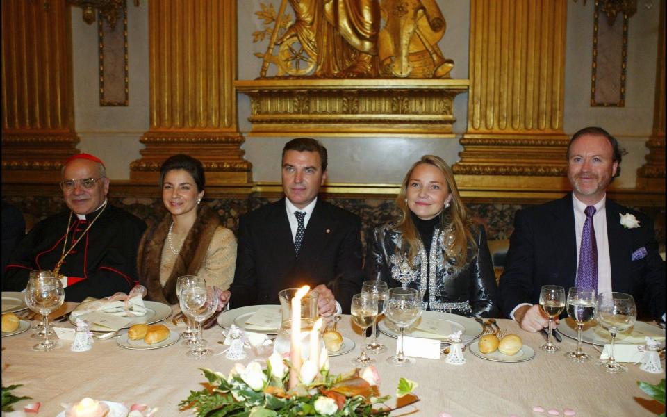 Duchess of Bragance, Duke of Calabria, Princess Alexander of Liechtenstein and Duke of Arenberg  - Getty