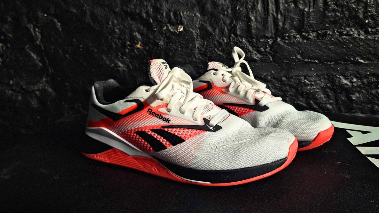  Reebok Nano X4 review: side picture of the trainers. 