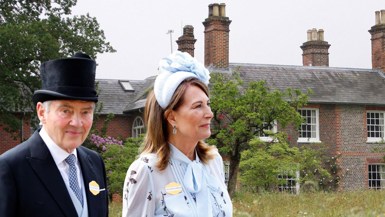 michael and carole Middleton and their home