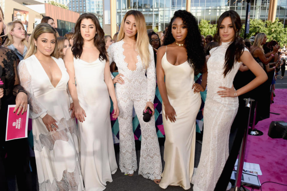 Fifth Harmony in shades of white 