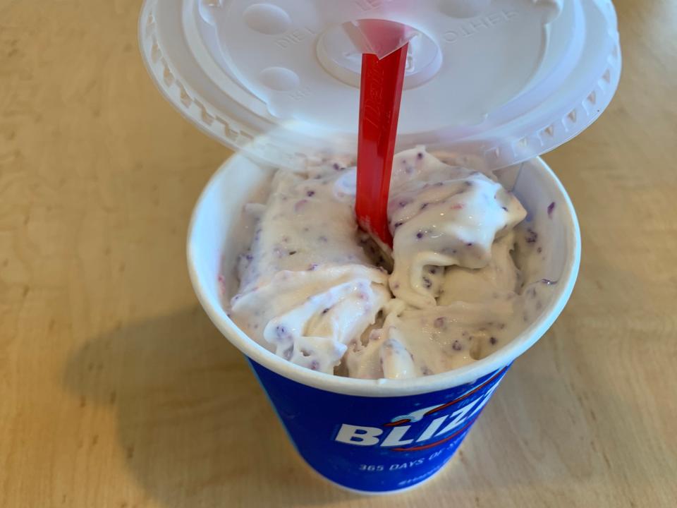 cotton candy blizzard