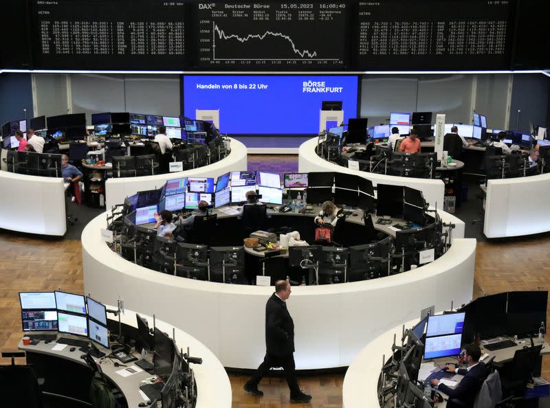 German share price index DAX graph is pictured at the stock exchange in Frankfurt