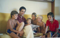 Mitt Romney with sons Matt, Craig, Josh, Ben, and Tagg in an undated photo. REUTERS/Romney for President