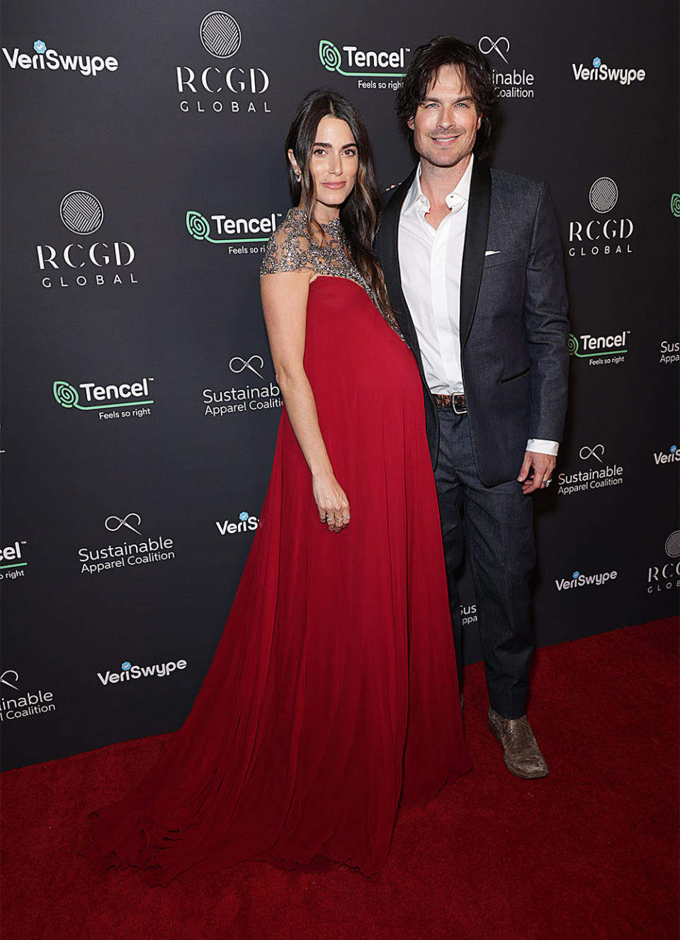 Nikki Reed and Ian Somerhalder attend RCGD Global Pre-Oscars annual celebration at Eveleigh on March 09, 2023 in West Hollywood, California.