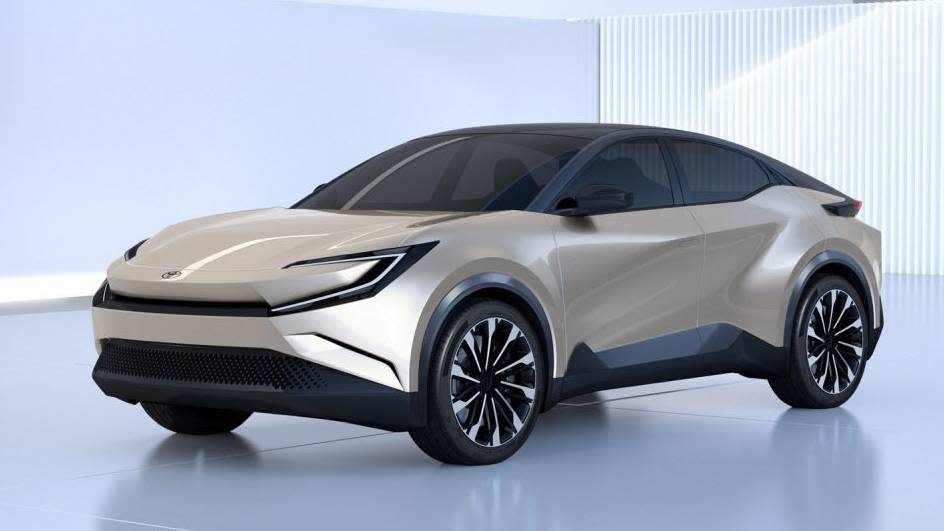 去年12月Toyota揭示未來藍圖時就已經把bZ Compact SUV外表曝光。(圖片來源/ Toyota)