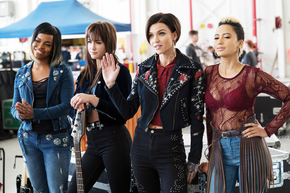 Ruby Rose fronts the band Evermoist in <em>Pitch Perfect 3.</em> (Photo: Quantrell D. Colbert/Universal Pictures/courtesy Everett Collection)