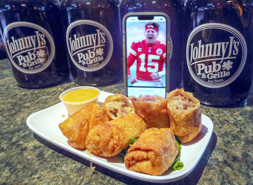 One of the more popular items at Johnny J's Pub & Grille is the Reuben Roll.