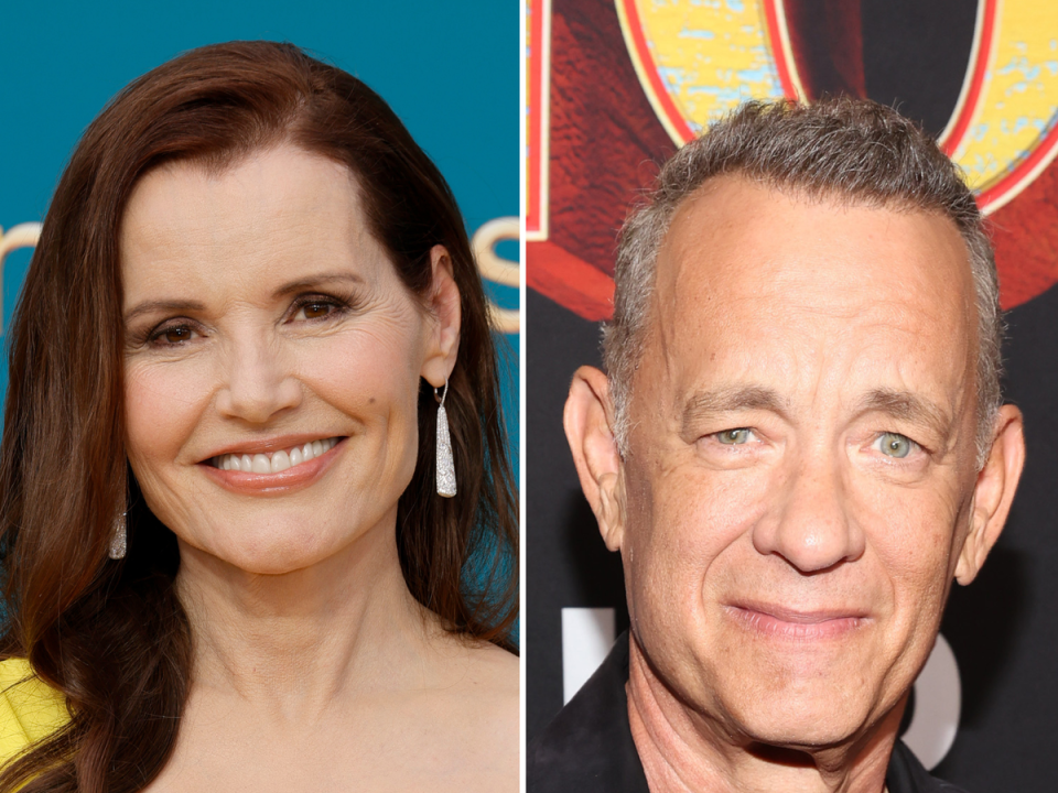 Geena Davis and Tom Hanks (Getty Images)