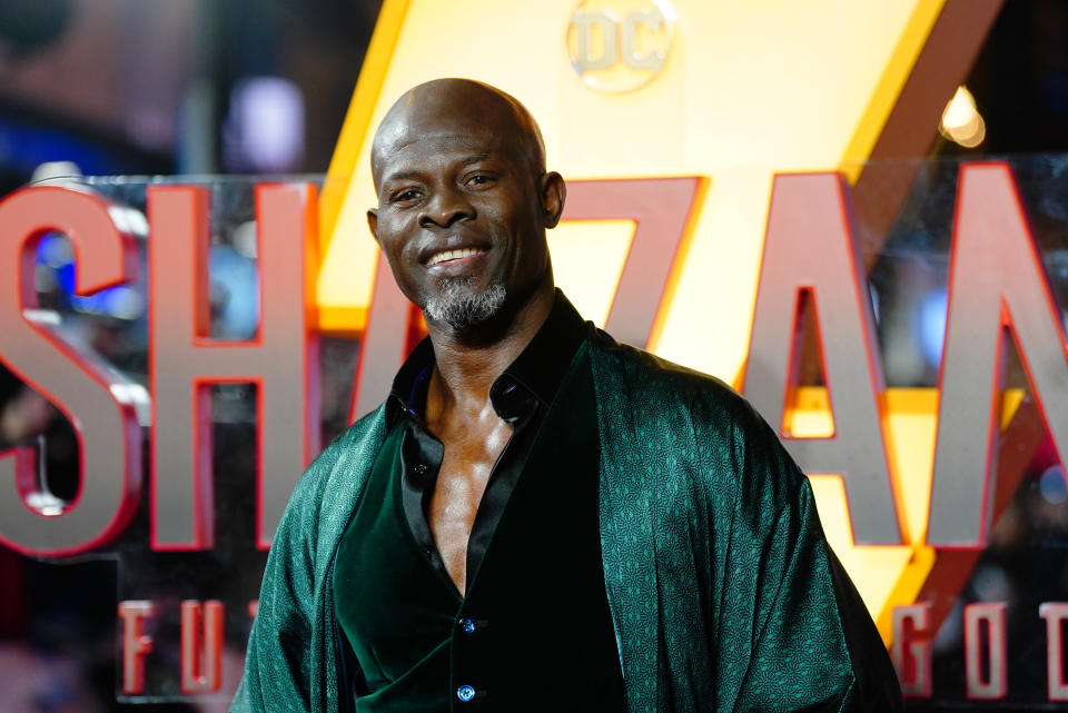 Djimon Hounsou attending a special screening for Shazam! Fury of the Gods, at Cineworld Leicester Square in London. Picture date: Tuesday March 7, 2023. (Photo by Victoria Jones/PA Images via Getty Images)