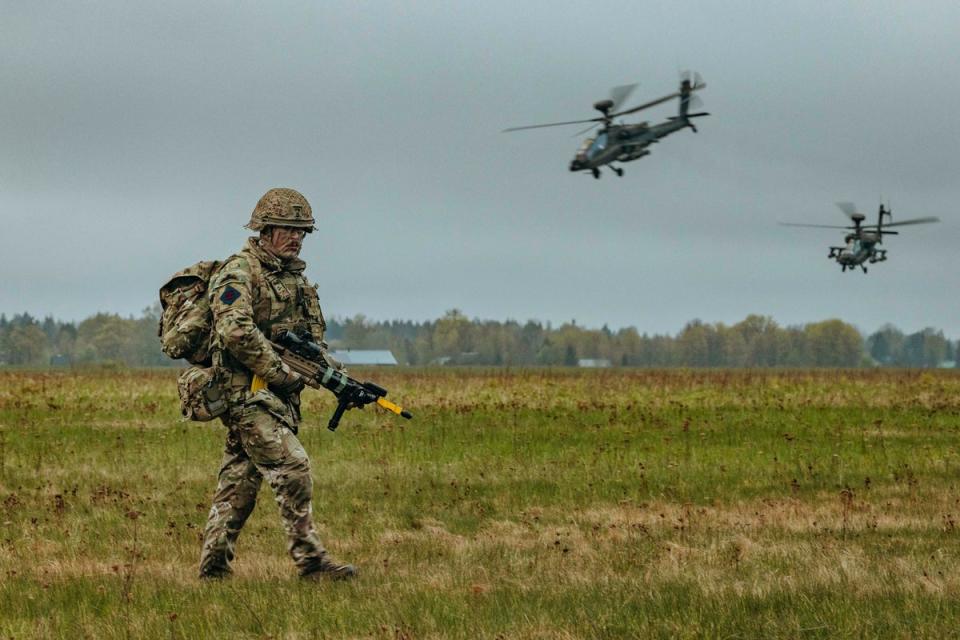 Soldier from 23 Parachute Engineer Regiment, Royal Engineers Corps (Cpl Aaron J Stone/MoD)