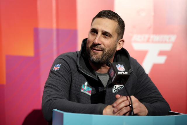 Super Bowl 2023: Nick Sirianni's brash, confident persona is a long way  from his bumpy start as Eagles coach - Yahoo Sports