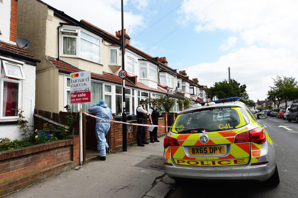 Ms Fauvrelle was stabbed to death at her home in Croydon and her baby was delivered at the scene (Picture: PA)