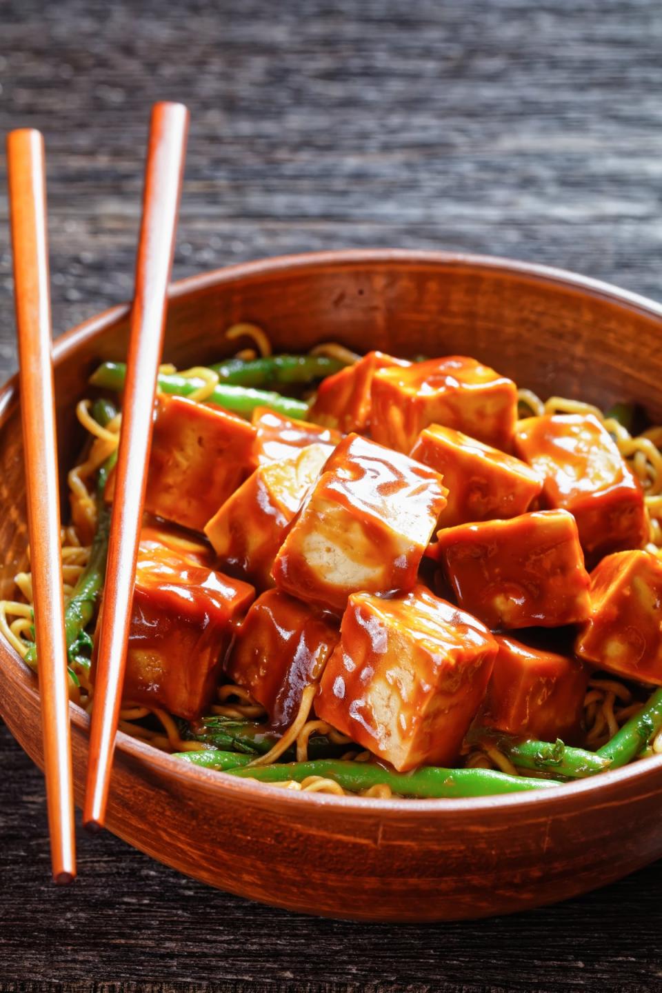 This streamlined salad works well as a vegetarian main dish to eat with rice or noodles (Getty/iStock)