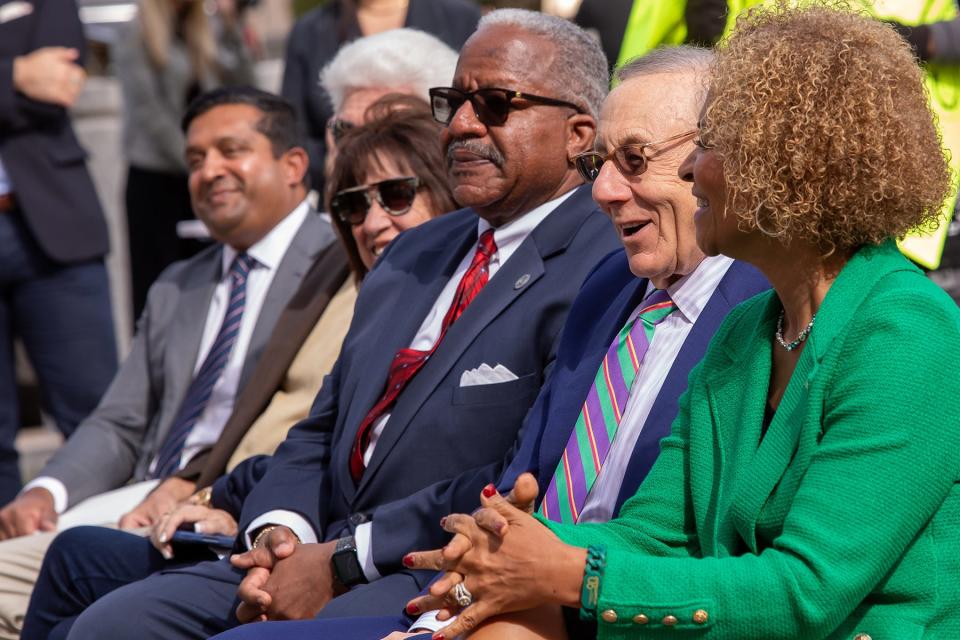 Real estate mogul and Miami Dolphins owner Stephen Ross announced Monday, Dec. 11 that he is giving $8 million to help West Palm Beach's children prepare for and attend college. During a press conference at Gaines Park in the city's northwest neighborhood, Ross said he is creating a non-profit, Related Together. The non-profit's first initiative is The Stephen M. Ross Emerging Scholars Program at Palm Beach State College.