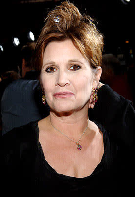 Carrie Fisher at the Hollywood premiere of Lions Gate Films' Undiscovered