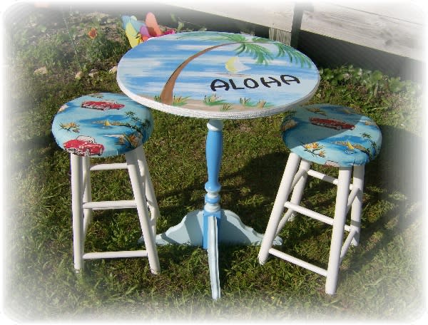 A Beachy Bistro Set After