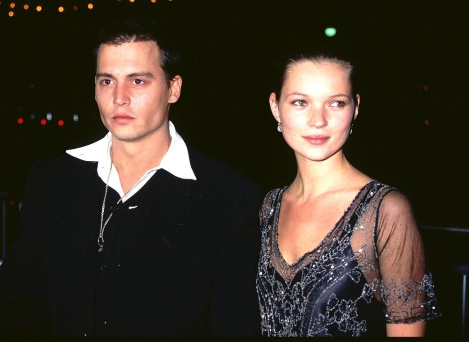 The couple pictured on a red carpet in 1997 (Crollalanza/Shutterstock)