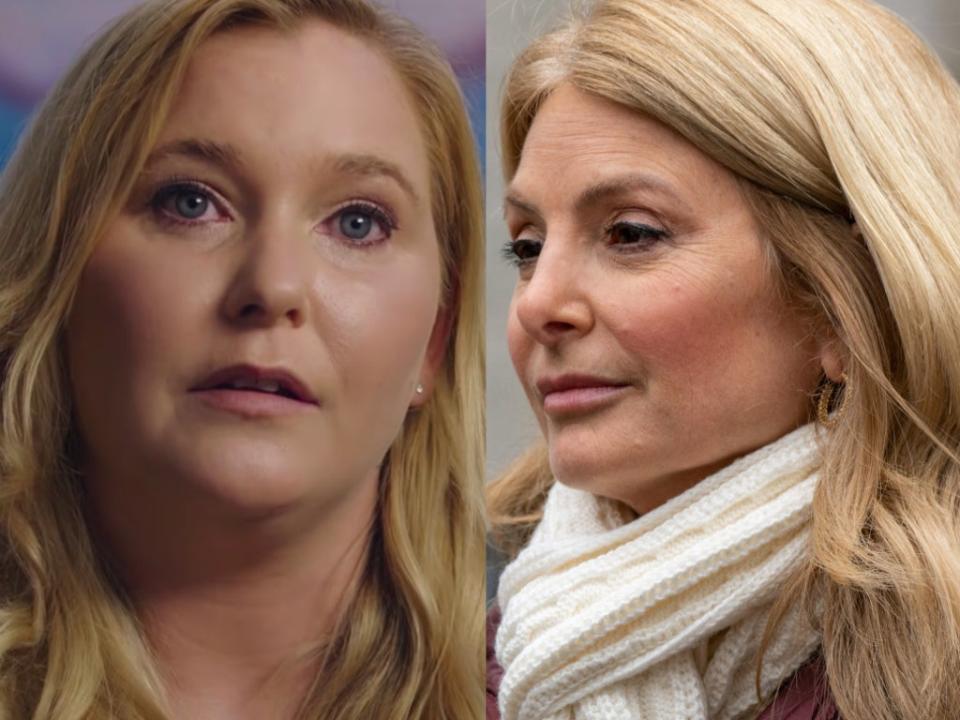 Attorney Lisa Bloom (right) has expressed her support for Virginia Giuffre (left)  (Left: YouTube/Lifetime – Right: David Dee Delgado/Getty Images)