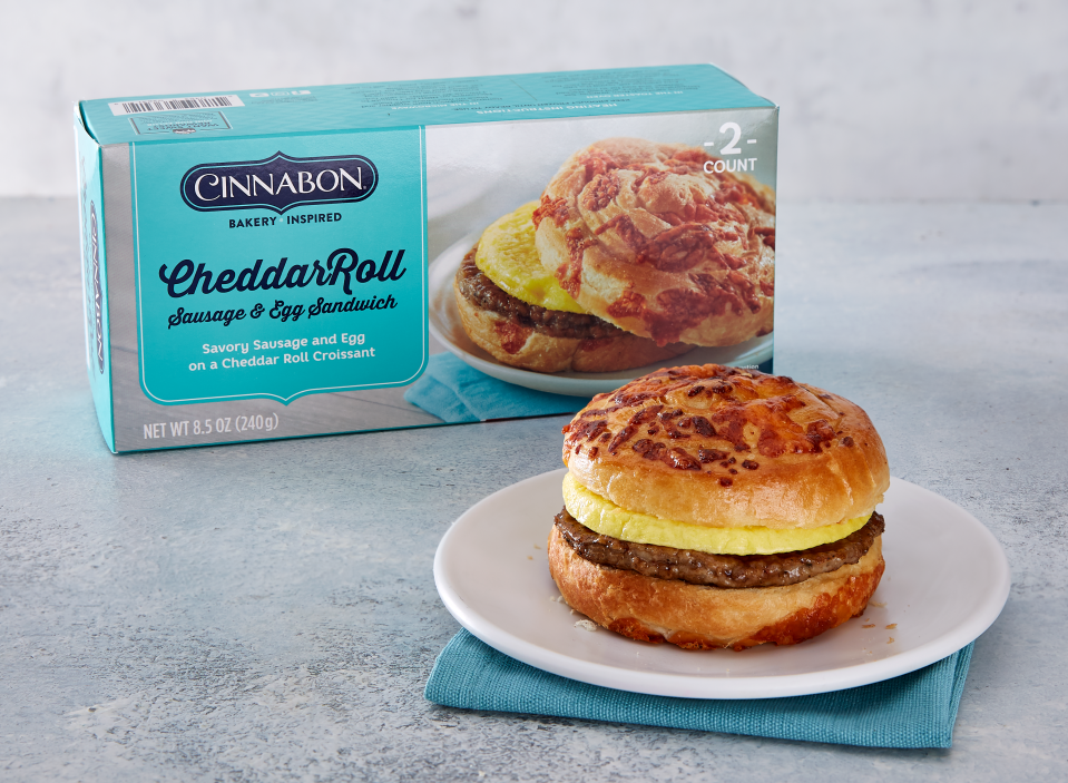 The Cinnabon Frozen Breakfast Creations line launched in September of 2020. (Courtesy: Cinnabon) 