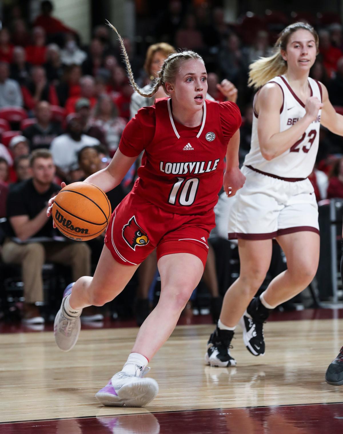 Louisville women's basketball returns to Freedom Hall, smothers