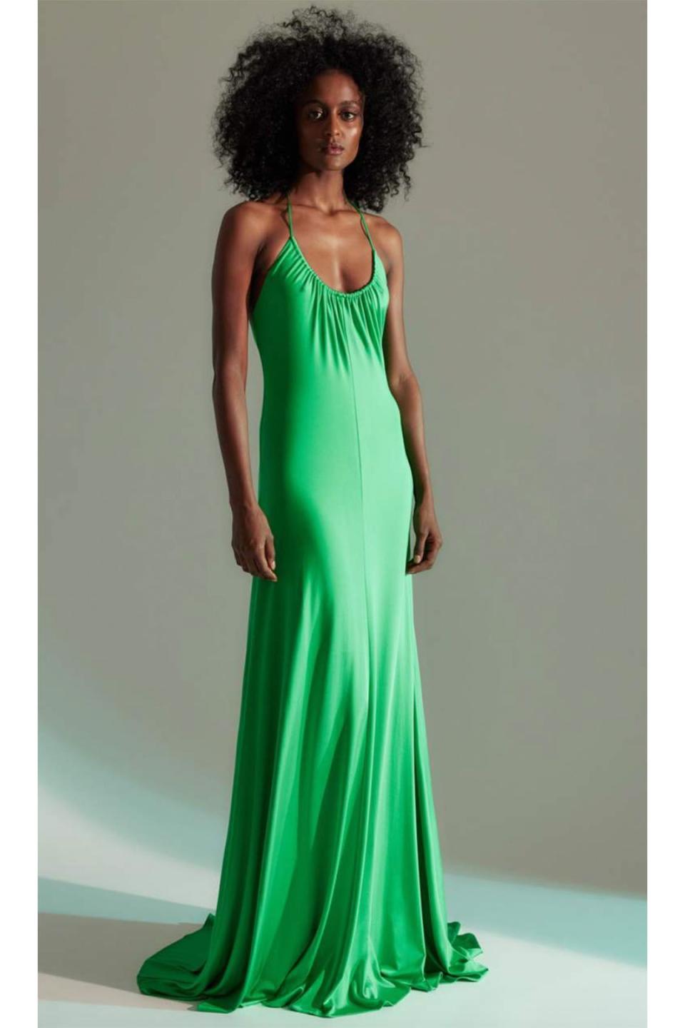 8) Lauren Halter Jersey Gown