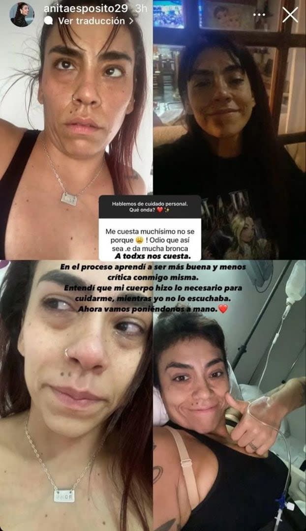 Anita Espósito reflexionó sobre el propio proceso que atravesó (Foto: Instagram @anitaesposito29)