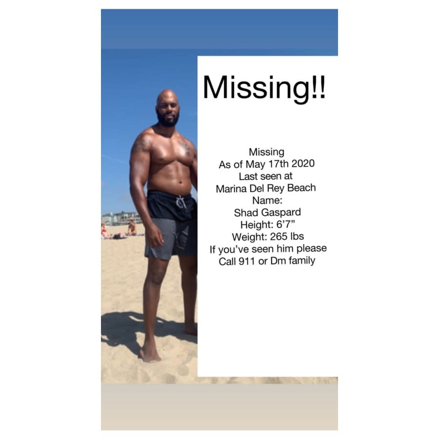 WWE Star Shad Gaspard Missing