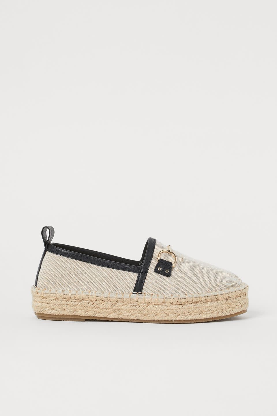 Cotton canvas espadrilles, £24.99