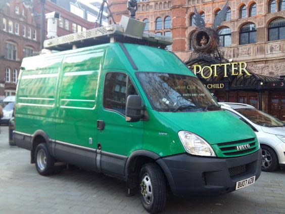 An unmarked police van carrying facial recognition cameras and software on deployment in London’s West End on 17 December 2018 (Lizzie Dearden)