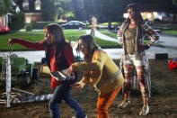 <p>Brooke is back! <i>The Middle</i> episode “Halloween VI: Tick Tock Death” will feature the Hecks in the “Twilight Zone,” with Brick (Atticus Shaffer) serving as narrator and Brooke Shields making a return as neighbor Rita Glossner. Shields (right) is pictured with Patricia Heaton and Eden Sher. <i>The Middle</i> Halloween episode airs Wednesday, Oct. 28 at 8 p.m. on ABC.</p><p><i>(Credit: Michael Ansell/ABC)</i><br></p>