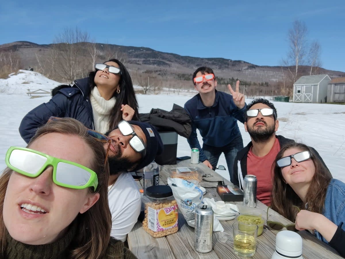 Eclipse chasers gathered in Vermont (Kara Kirchhoff)