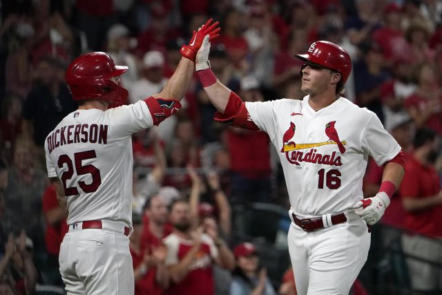 Cards reliever, rookie manager get heated on mound in win