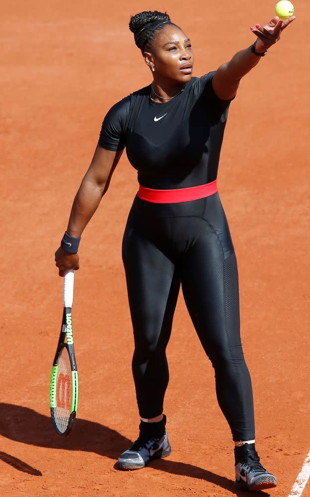 Serena Williams at the 2018 French Open