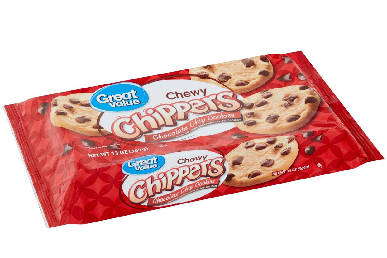 walmart great value chewy chippers chocolate chip cookies