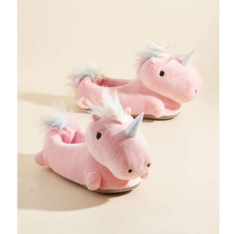 <a rel="nofollow noopener" href="http://rstyle.me/n/cts7b4chdw%20" target="_blank" data-ylk="slk:'Tis the Fantasy-son With USB Foot Warmers, Modcloth, $45Unicorn. Slippers. With. Foot. Warmers. We've seen friendships end over less.;elm:context_link;itc:0;sec:content-canvas" class="link ">'Tis the Fantasy-son With USB Foot Warmers, Modcloth, $45<p>Unicorn. Slippers. With. Foot. Warmers. We've seen friendships end over less.</p> </a>
