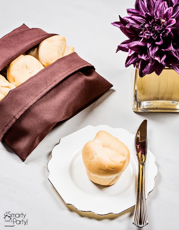 Bread Basket Napkin Folding Idea
