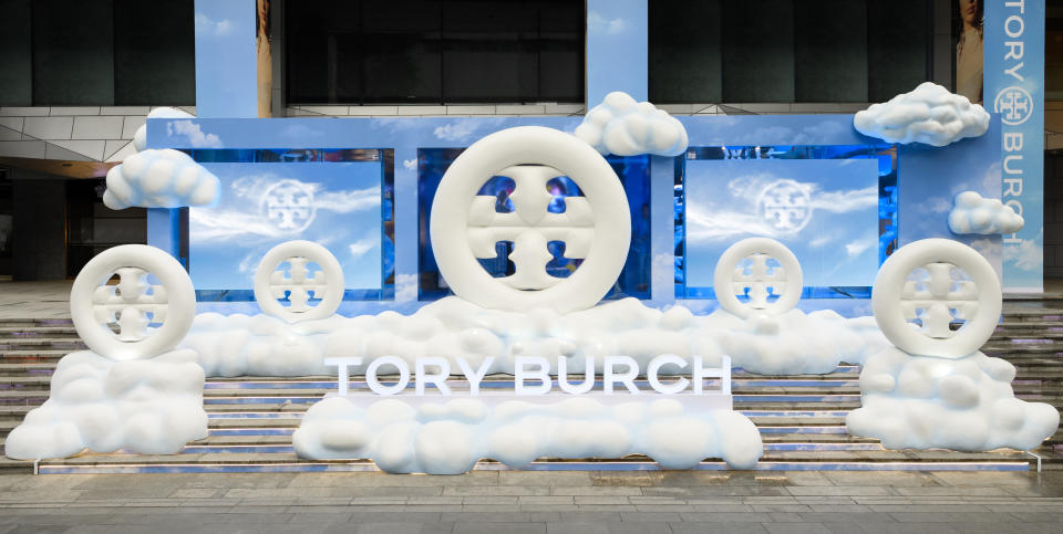 The facade of Tory Burch pop-up in Singapore. (PHOTO: Tory Burch)