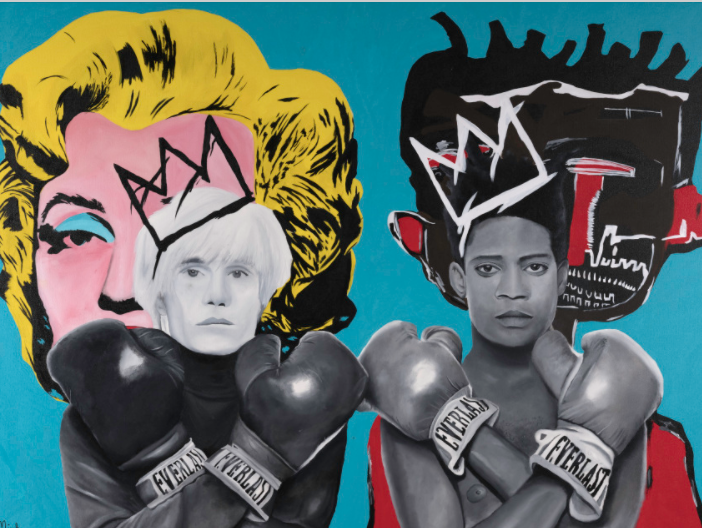 “Warhol vs. Basquiat,” Micah Johnson